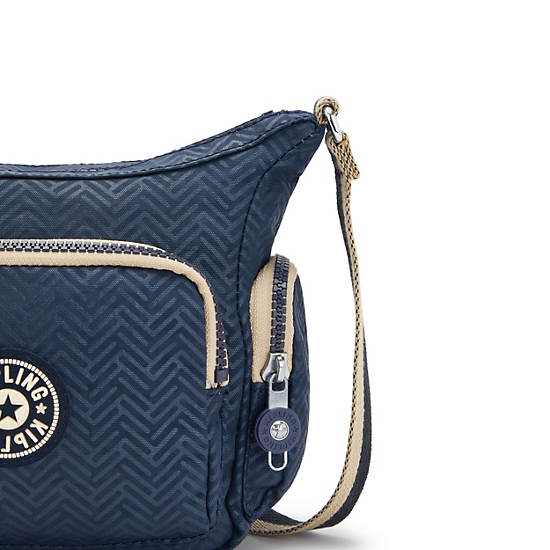 Kipling Gabbie Mini Printed Crossbody Táska Kék | HU 1124KO